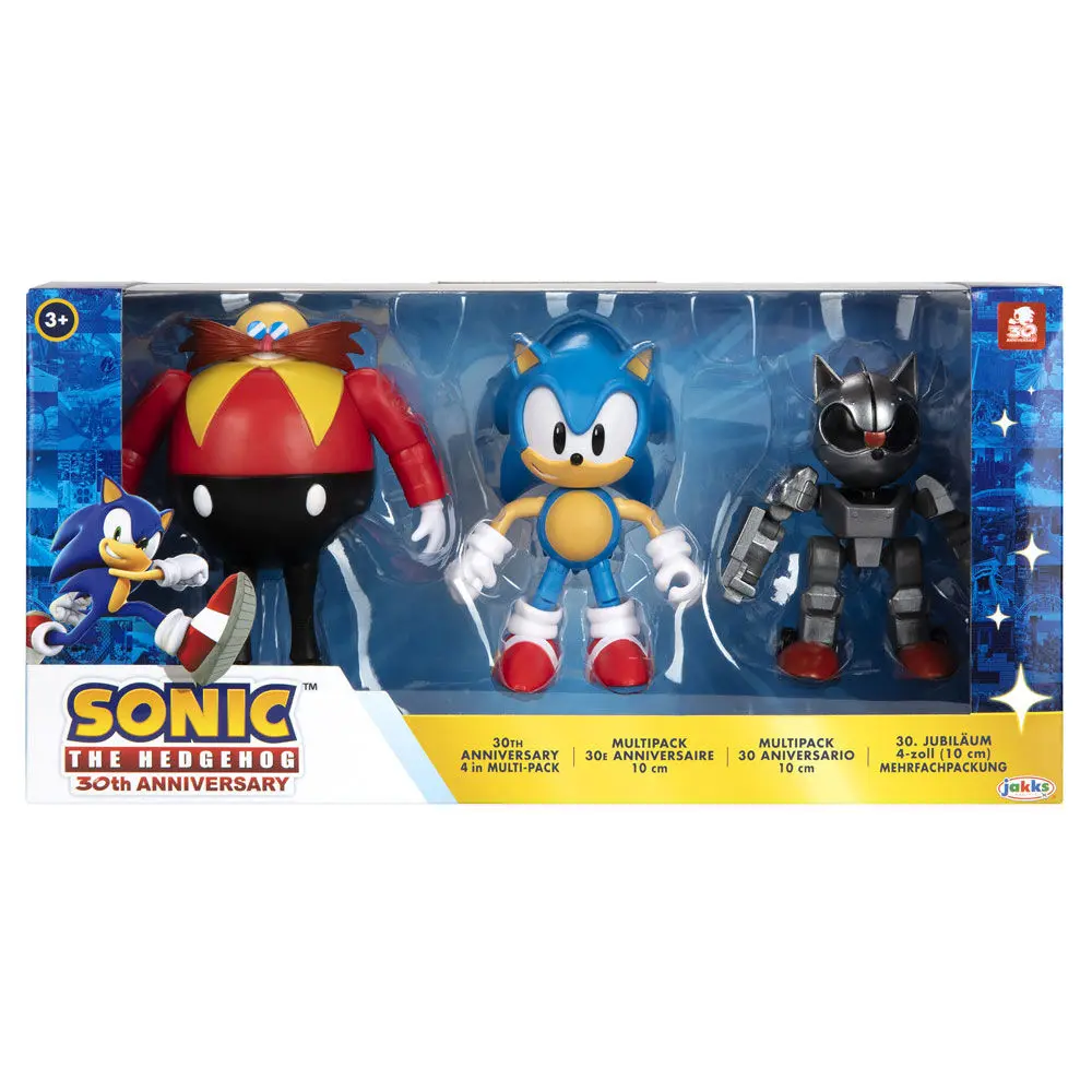 Sonic The Hedgehog 30th Anniversary pack 3 figurki 10 cm zdjęcie produktu