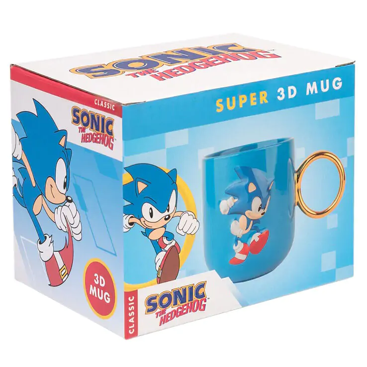 Sonic The Hedgehog kubek 3D 350 ml zdjęcie produktu