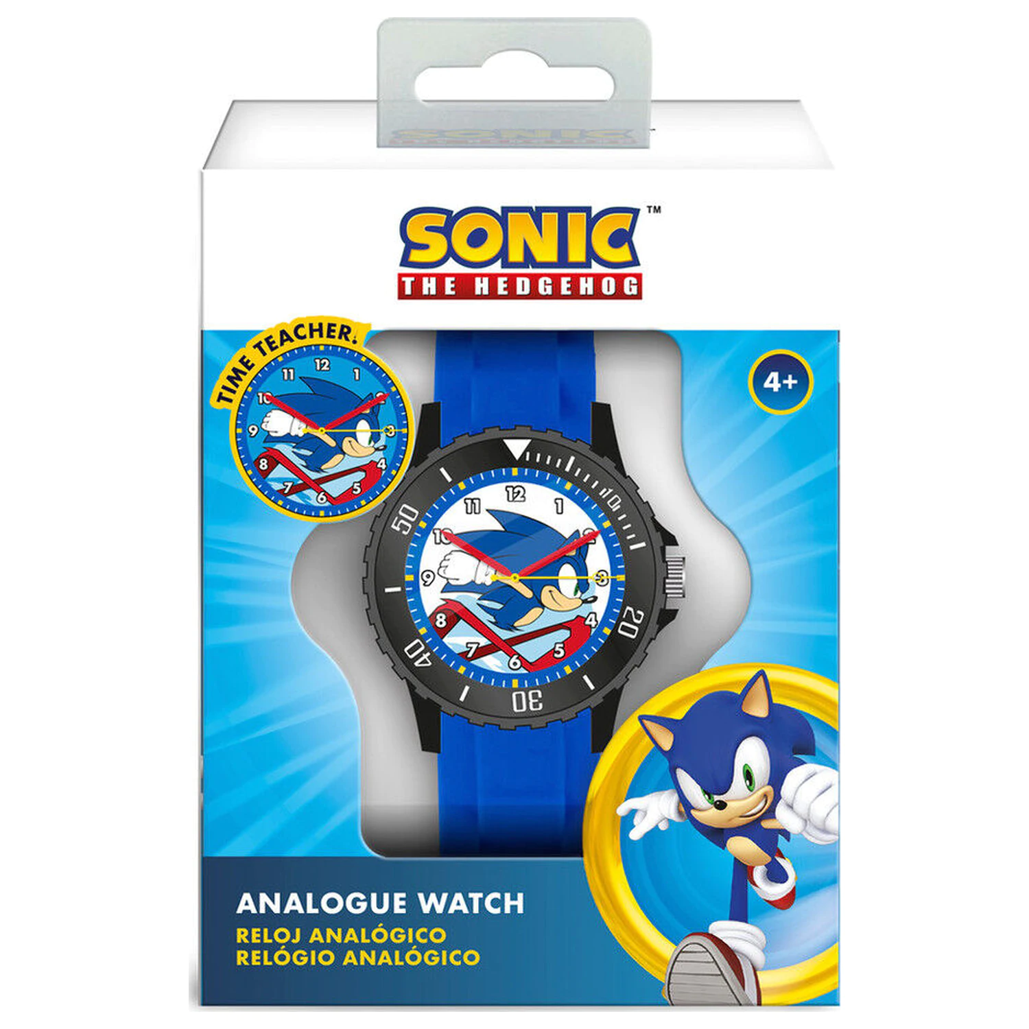 Sonic the Hedgehog analogowy zegarek na rękę zdjęcie produktu