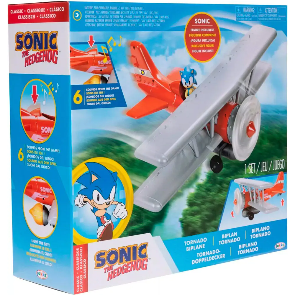 Sonic - The Hedgehog Mini Figure Playset Biplane 6 cm zdjęcie produktu