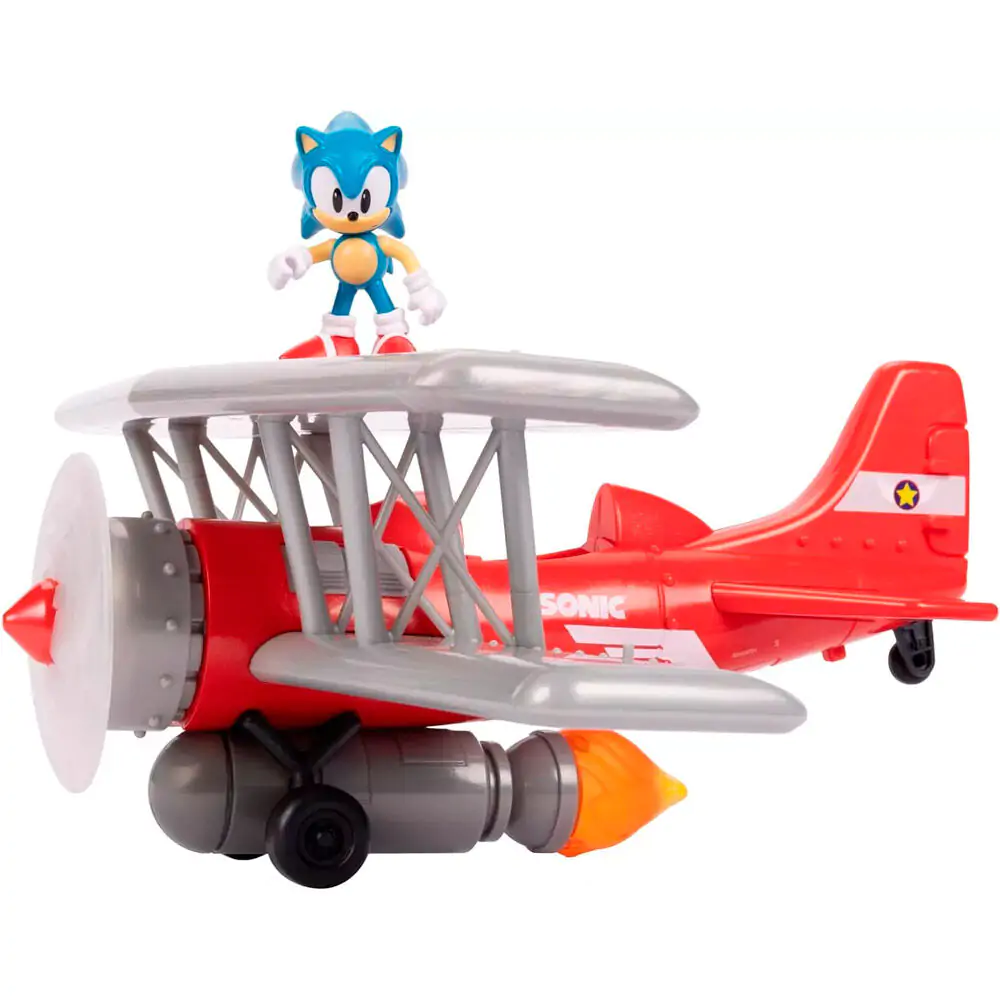 Sonic - The Hedgehog Mini Figure Playset Biplane 6 cm zdjęcie produktu