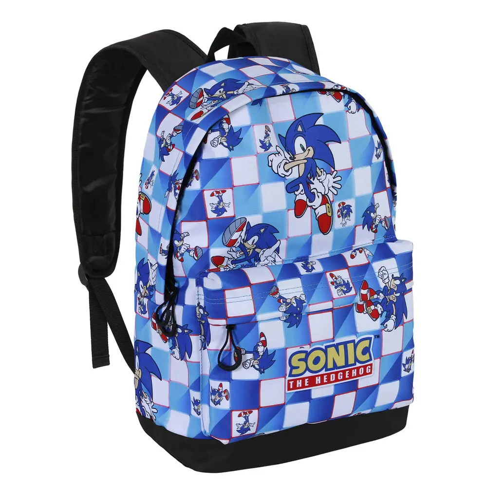 Sonic The Hedgehog Niebieski Plecak płaski 41 cm zdjęcie produktu