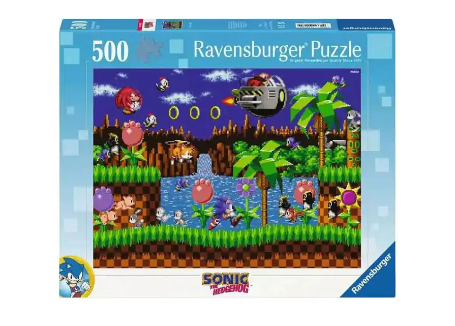 Sonic - The Hedgehog Puzzle Układanka Klasyczny Sonic (500 elementów) zdjęcie produktu