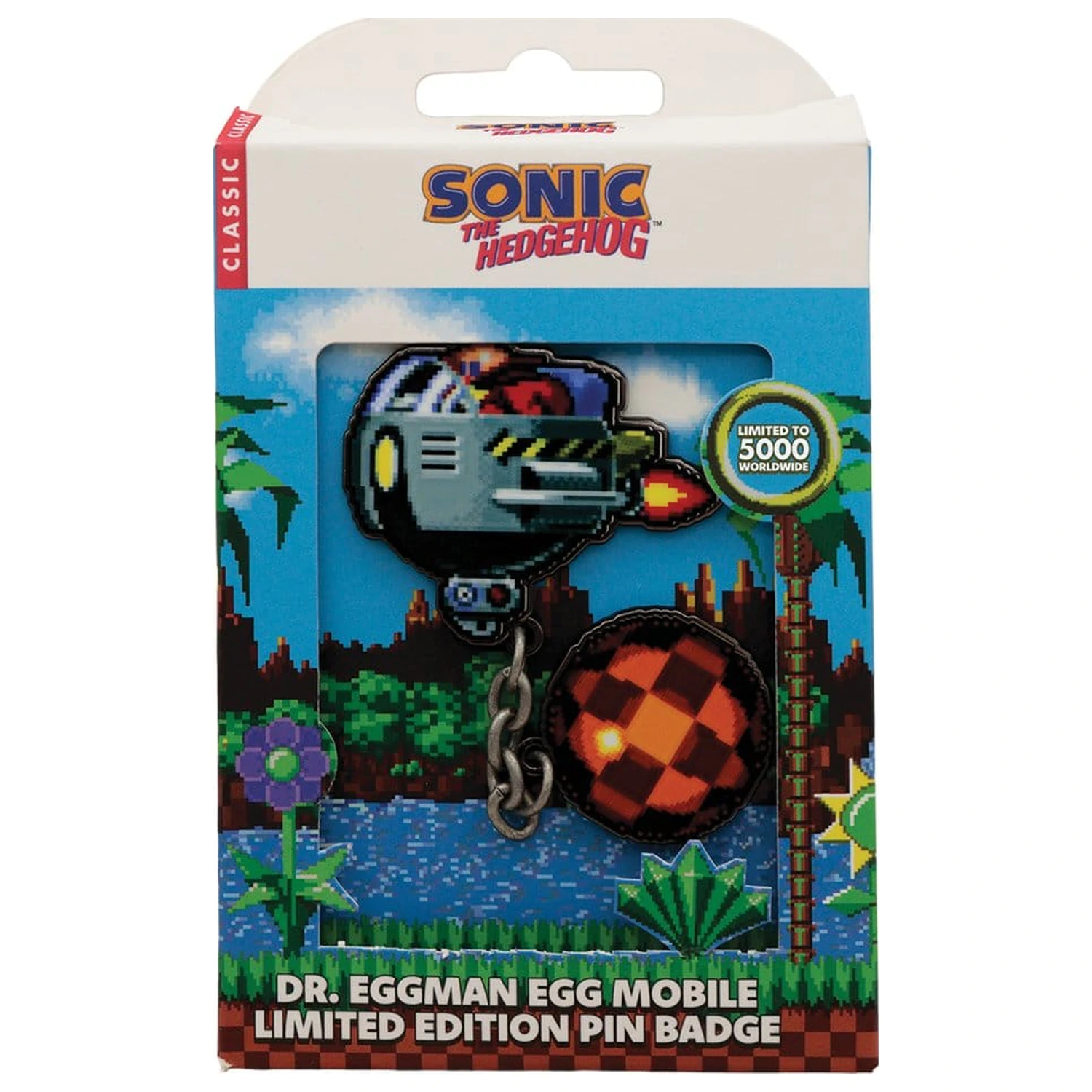 Sonic - The Hedgehog przypinka Dr. Eggman Egg Mobile Chained zdjęcie produktu