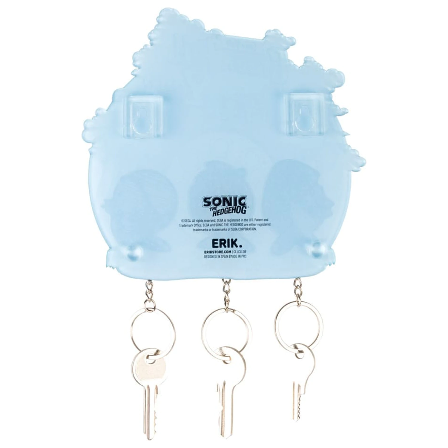 Sonic the Hedgehog Wieszak na klucze wraz z 3 breloczkami zdjęcie produktu