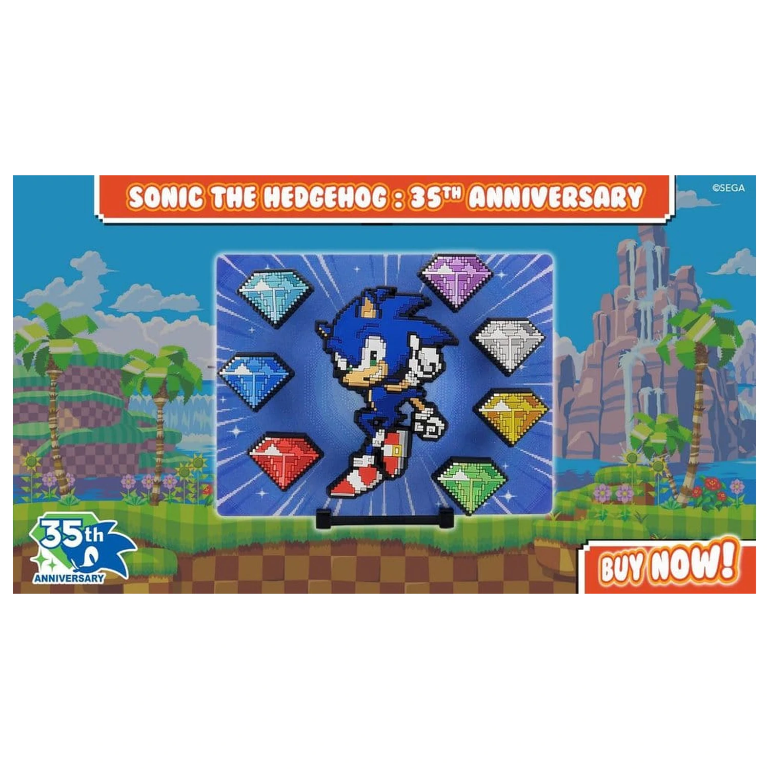 Sonic The Hedgehog FiGGYZ Magnes Kolekcjonerski Nowoczesny Sonic 35. Rocznica 9 cm zdjęcie produktu