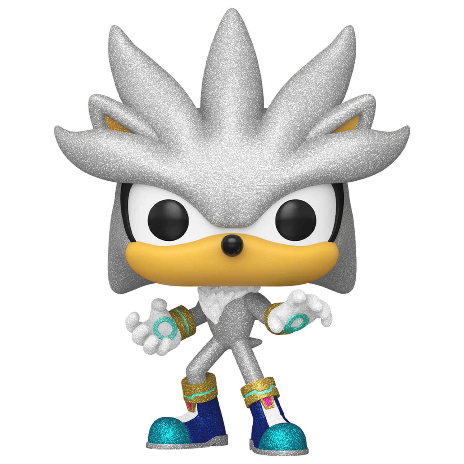 Sonic The Hedgehog Funko POP! Games Figurka Winyl Silver The Hedgehog (FL) 9 cm zdjęcie produktu