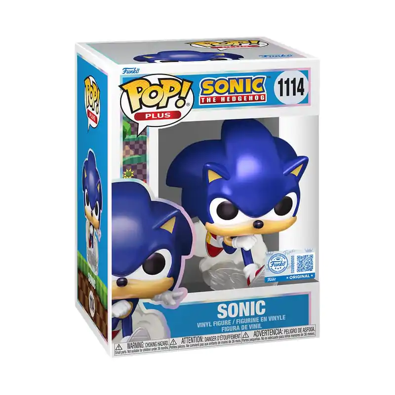 Sonic - The Hedgehog Funko POP! Figurki Vinyl Plus Movies Sonic(PRL) 9 cm zdjęcie produktu