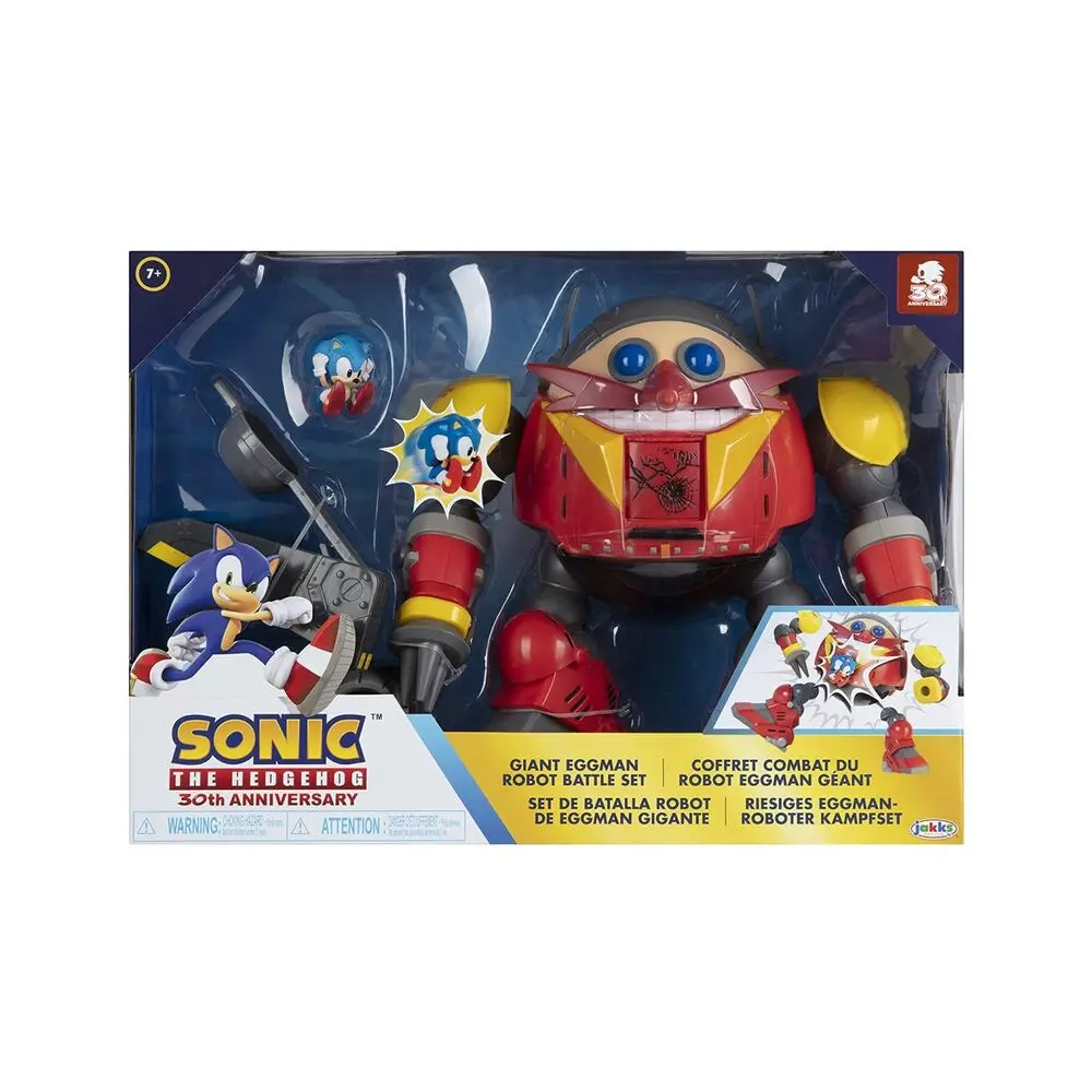 Sonic the Hedgehog Giant Robot Eggman kontra Sonic Battle zestaw do zabawy zdjęcie produktu