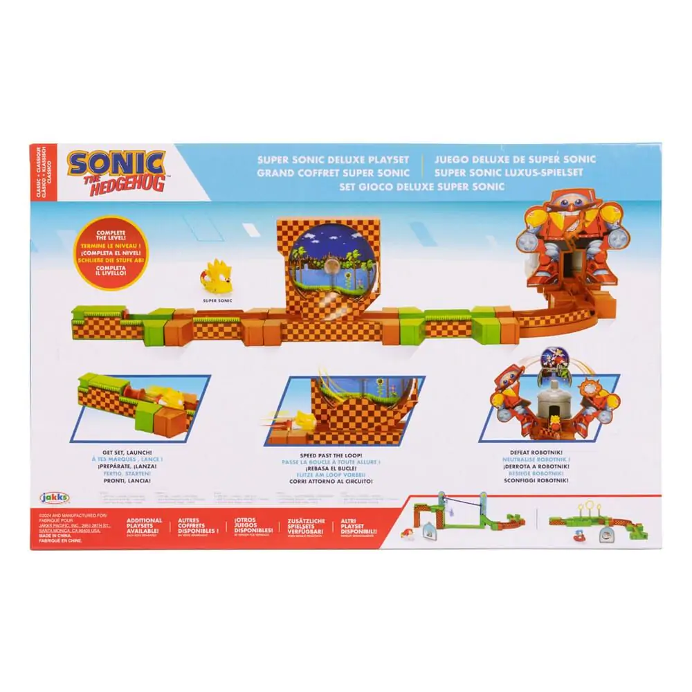 Sonic - The Hedgehog Go Go Racers Mini Figure Playset Deluxe z rampami startowymi zdjęcie produktu