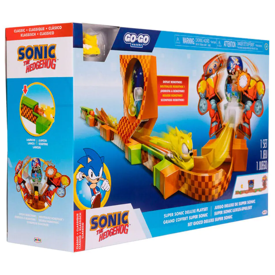 Sonic - The Hedgehog Go Go Racers Mini Figure Playset Deluxe z rampami startowymi zdjęcie produktu