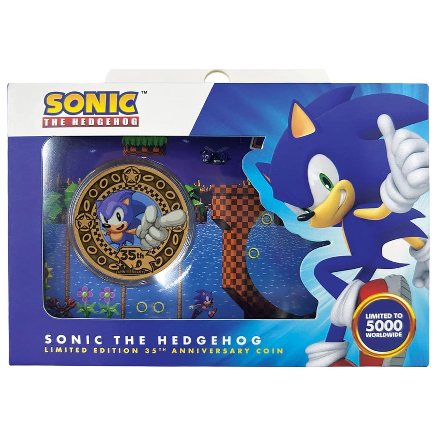Moneta kolekcjonerska Sonic the Hedgehog na 35. rocznicę, edycja limitowana zdjęcie produktu