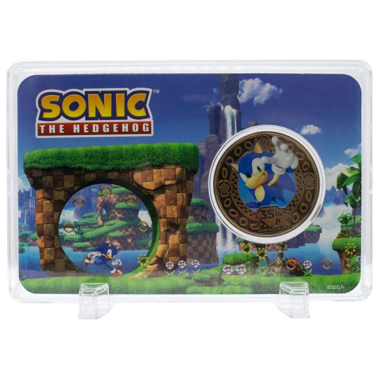 Moneta kolekcjonerska Sonic the Hedgehog na 35. rocznicę, edycja limitowana zdjęcie produktu