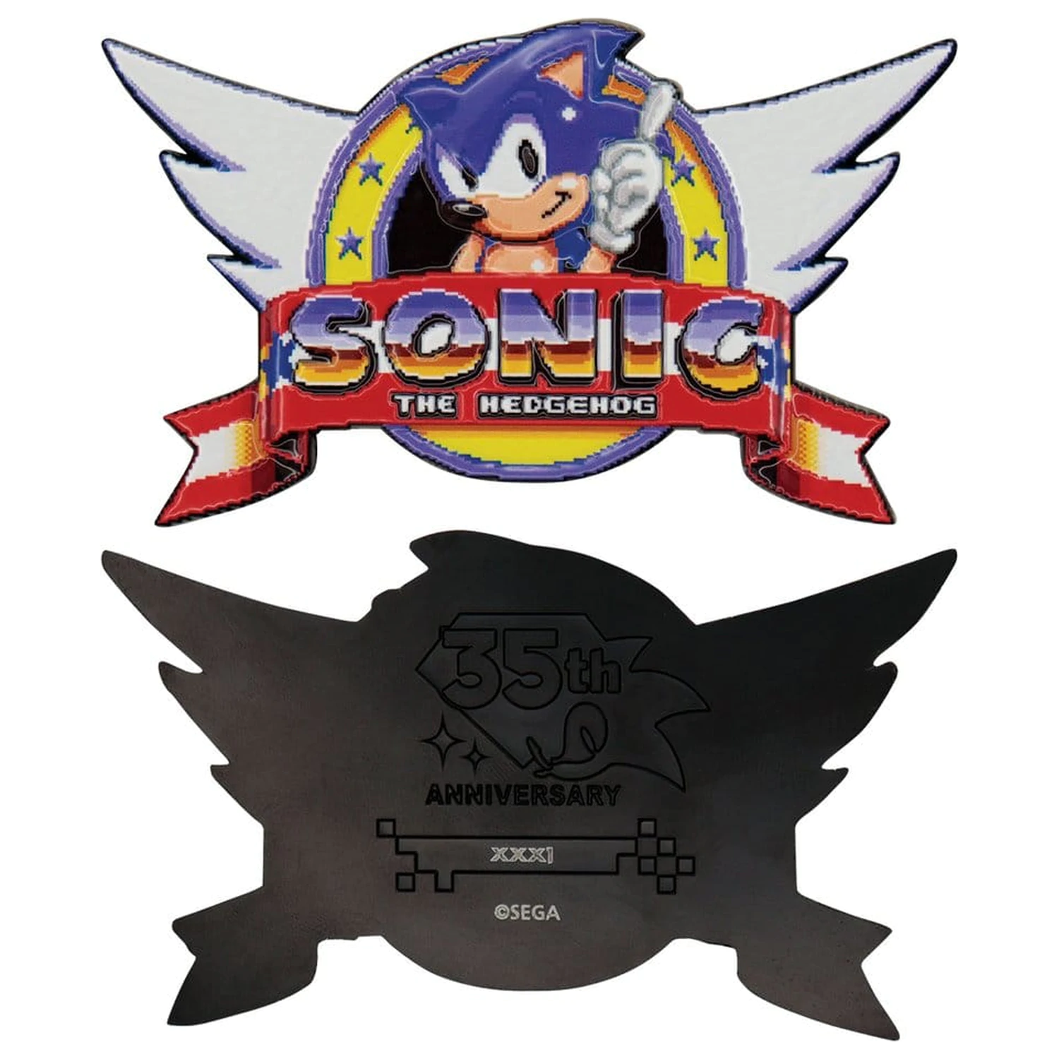 Moneta kolekcjonerska Sonic The Hedgehog Oryginalne Logo zdjęcie produktu