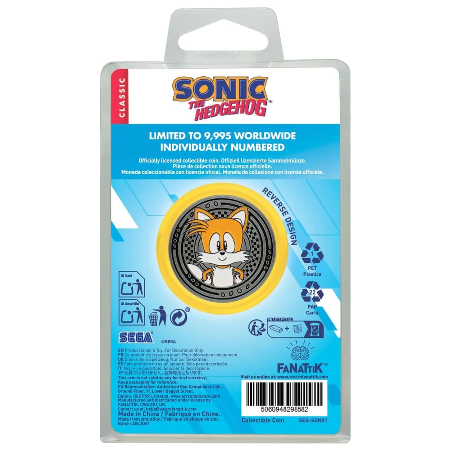 Sonic - The Hedgehog Collectable Moneta Sonic & Tails zdjęcie produktu