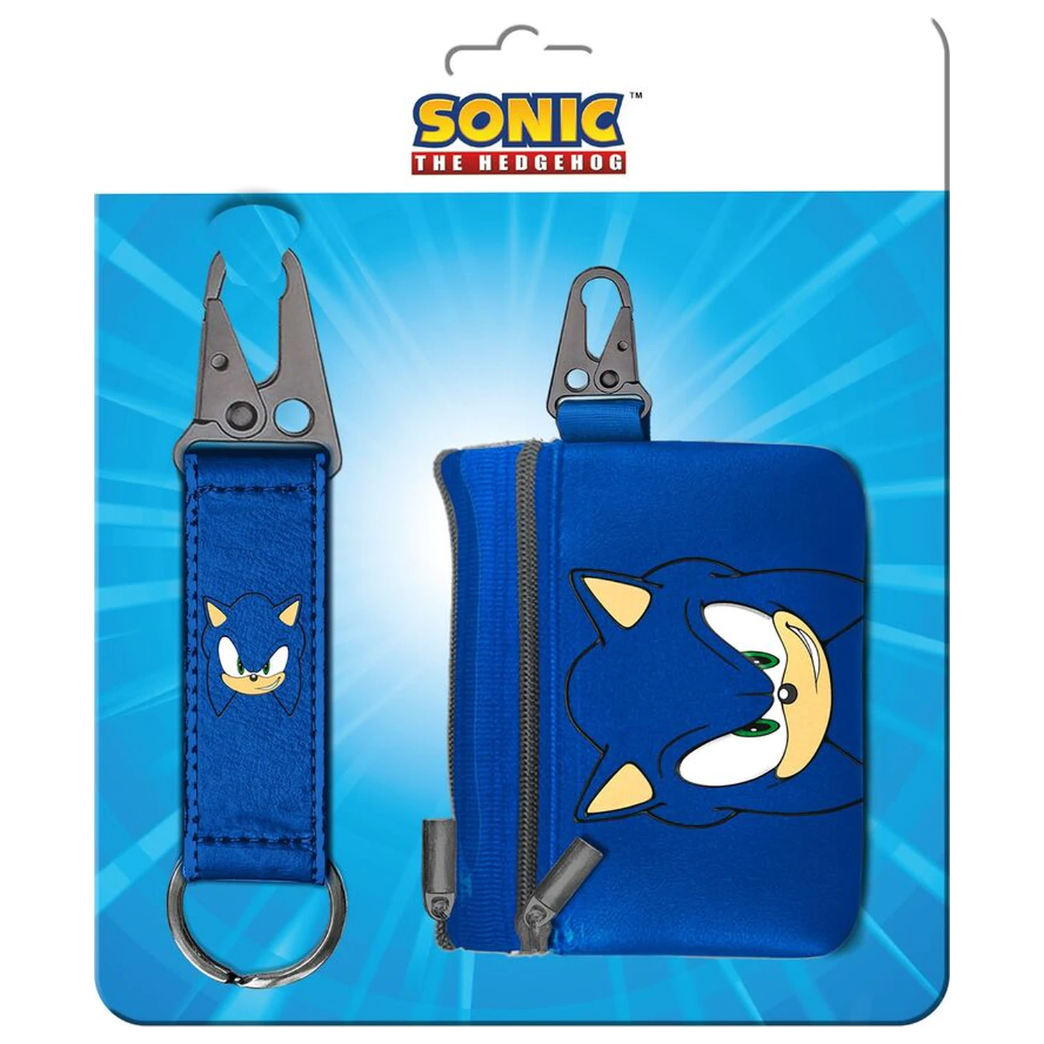 Zestaw: Sonic the Hedgehog brelok + portmonetka zdjęcie produktu