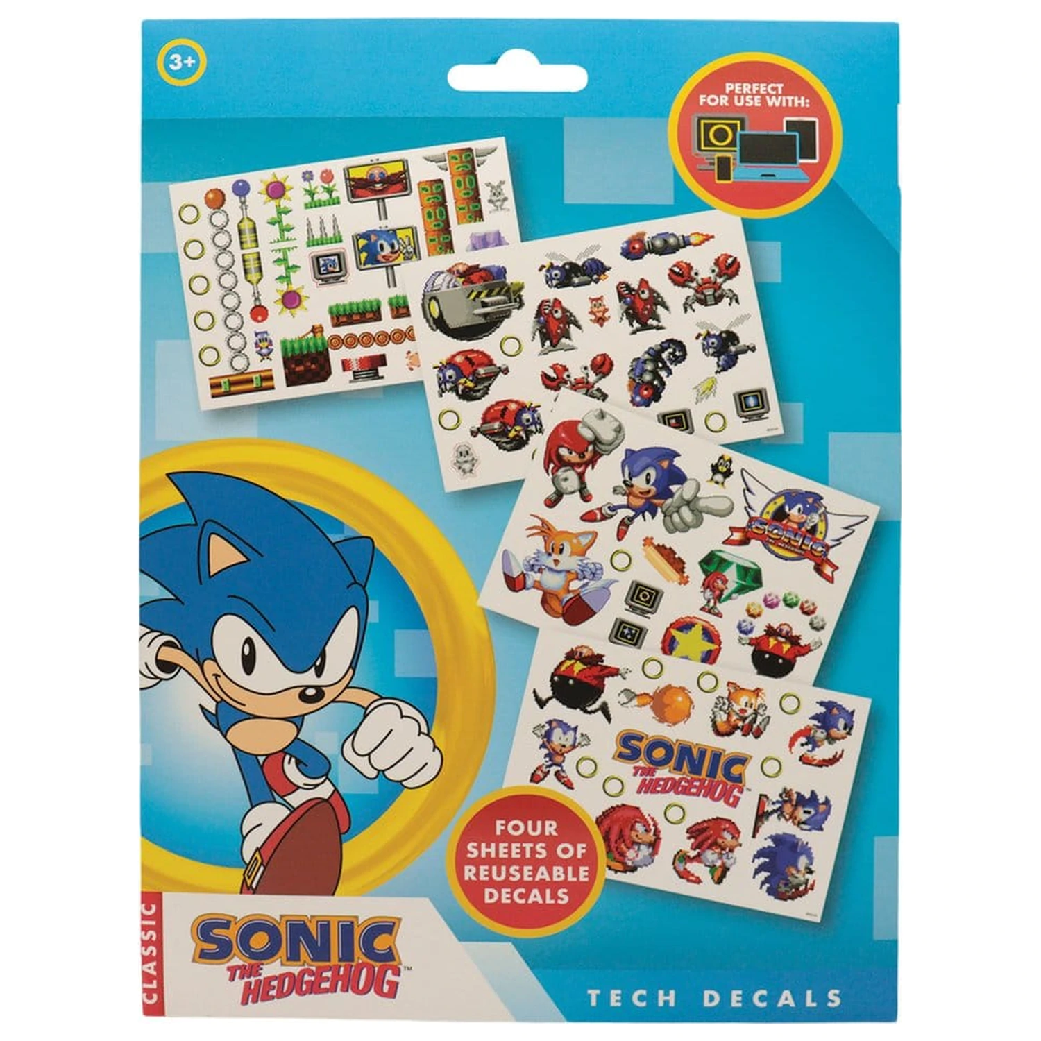 Sonic - The Hedgehog Tech Sticker Pack zdjęcie produktu
