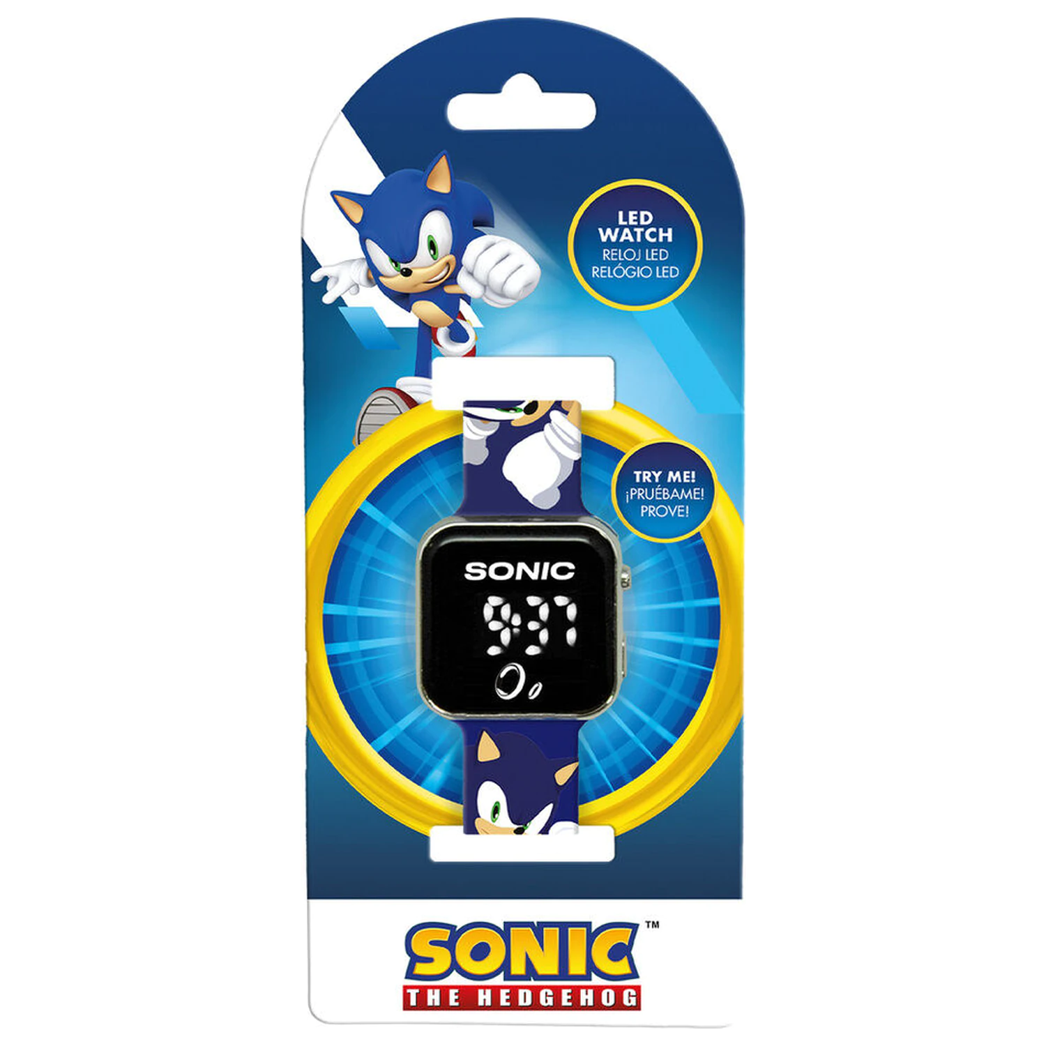 Sonic the Hedgehog zegarek LED zdjęcie produktu