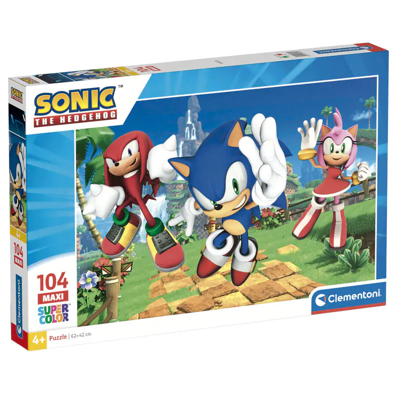 Sonic the Hedgehog maxi puzzle 104 elementy zdjęcie produktu