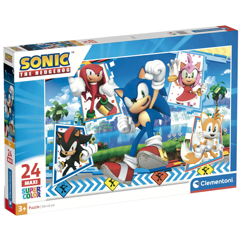 Sonic the Hedgehog maxi puzzle 24 elementy zdjęcie produktu