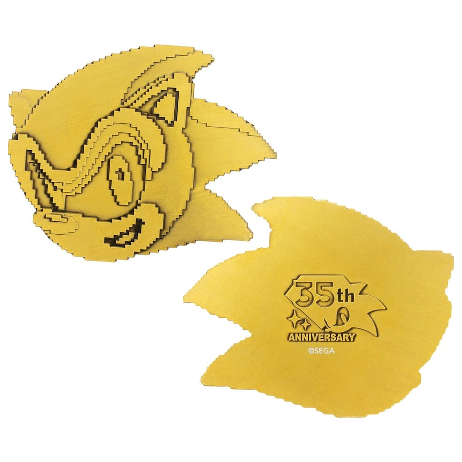 Sonic the Hedgehog Zestaw medalionów 35. rocznica Then & Now Edycja limitowana zdjęcie produktu