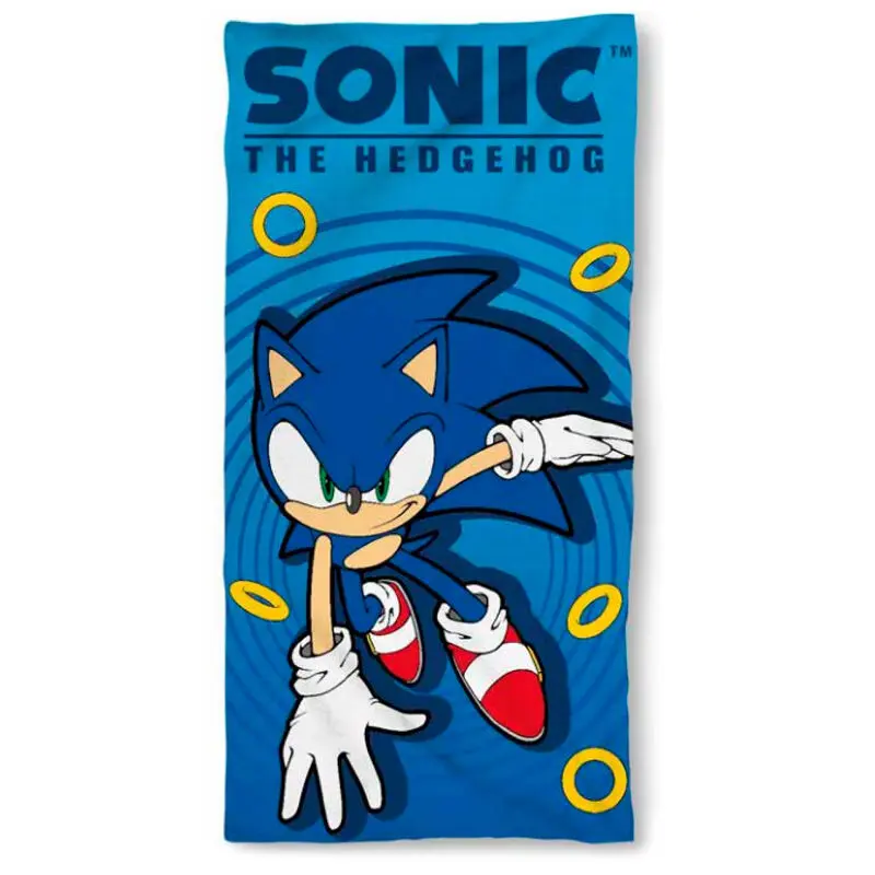 Ręcznik plażowy z mikrofibry Sonic The Hedgehog zdjęcie produktu