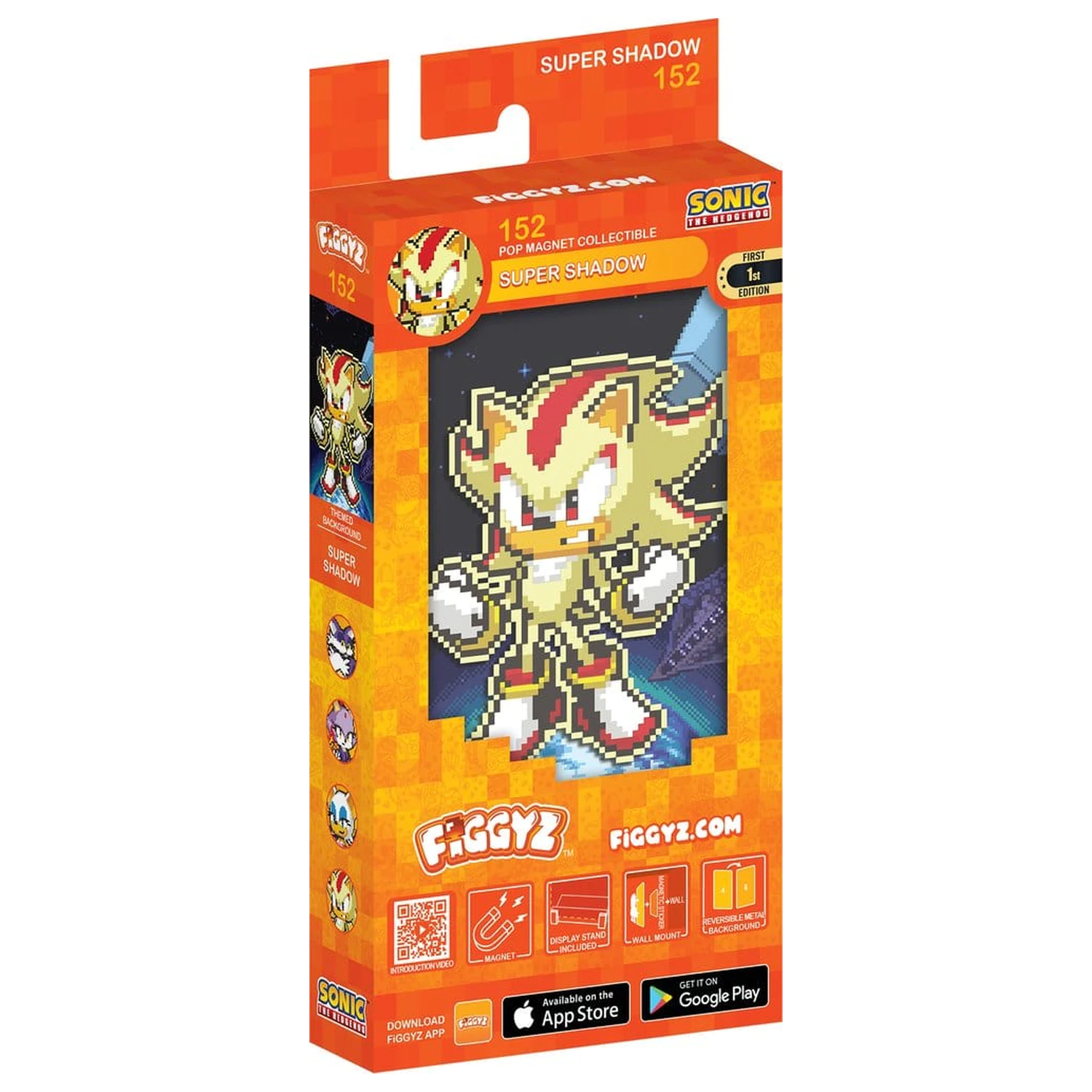 Sonic the Hedgehog (Modern) FiGGYZ Magnes Kolekcjonerski Super Shadow 11 cm zdjęcie produktu