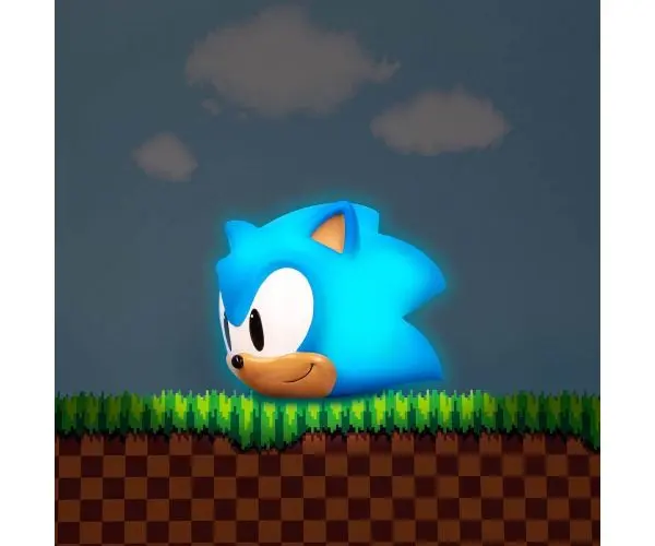 Sonic the Hedgehog Lampka Nastrojowa Głowa Sonica 12 cm zdjęcie produktu