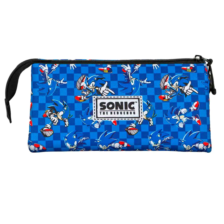 Trzypiętrowy piórnik z wyposażeniem Sonic the Hedgehog Plus zdjęcie produktu