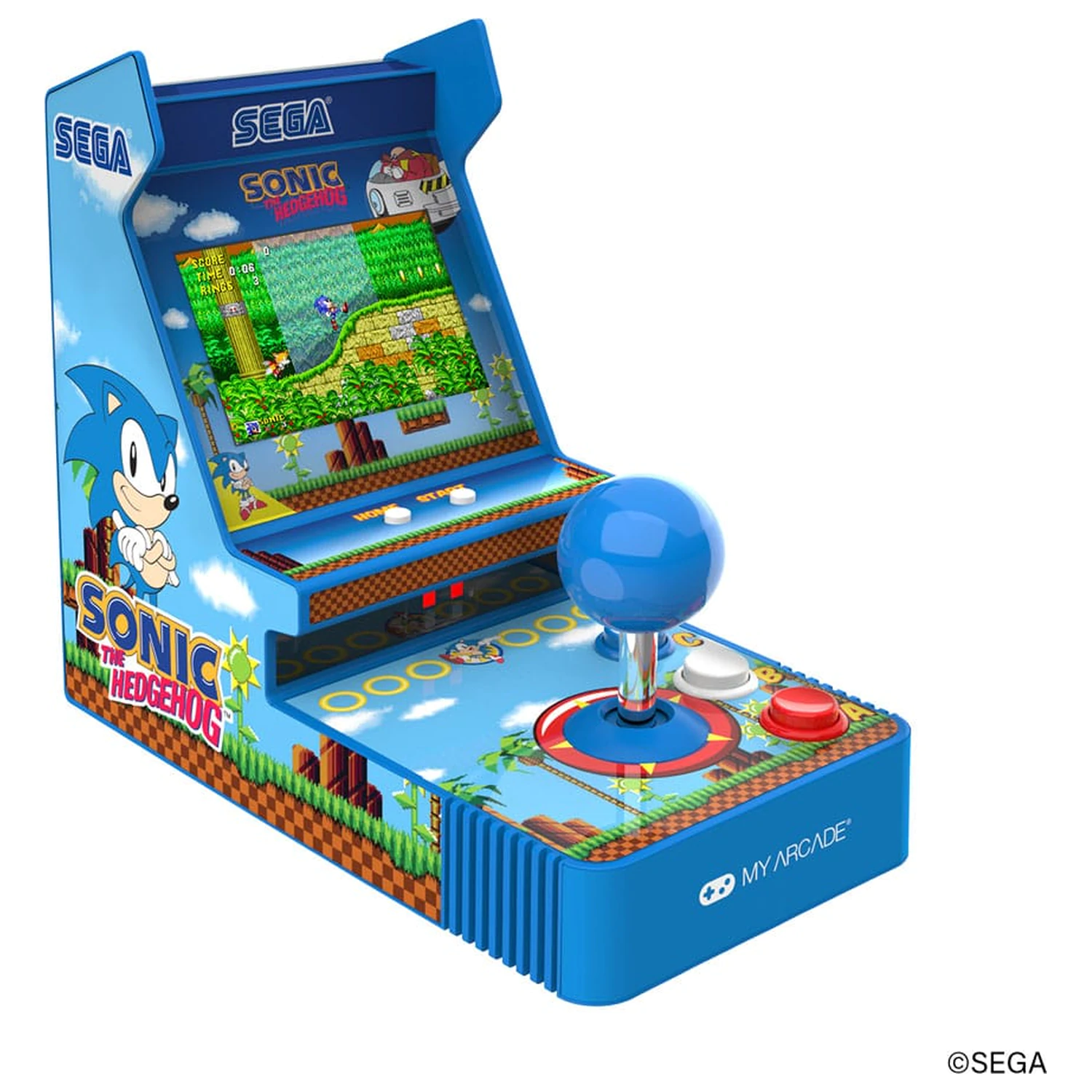 Sonic The Hedgehog Przenośny Retro Arcade Joystick Player zdjęcie produktu