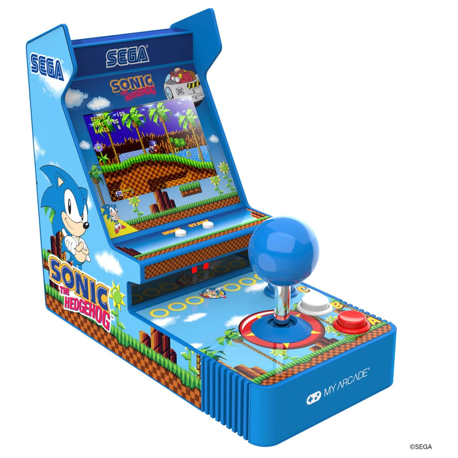 Sonic The Hedgehog Przenośny Retro Arcade Joystick Player zdjęcie produktu