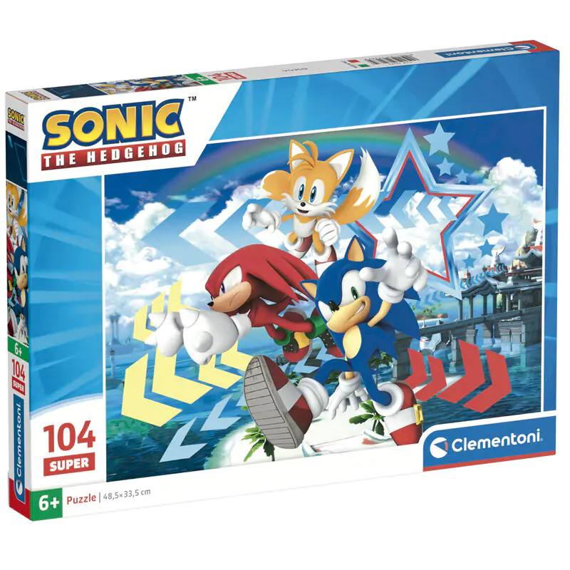 Puzzle Sonic the Hedgehog 104 elementy zdjęcie produktu