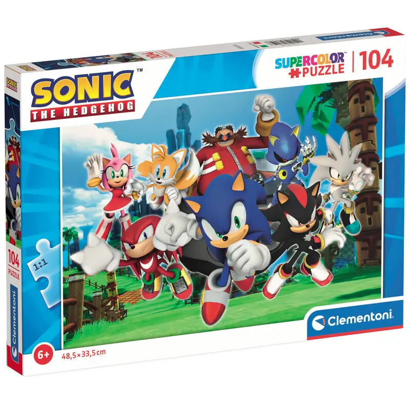 Puzzle Sonic The Hedgehog 104 elementy zdjęcie produktu