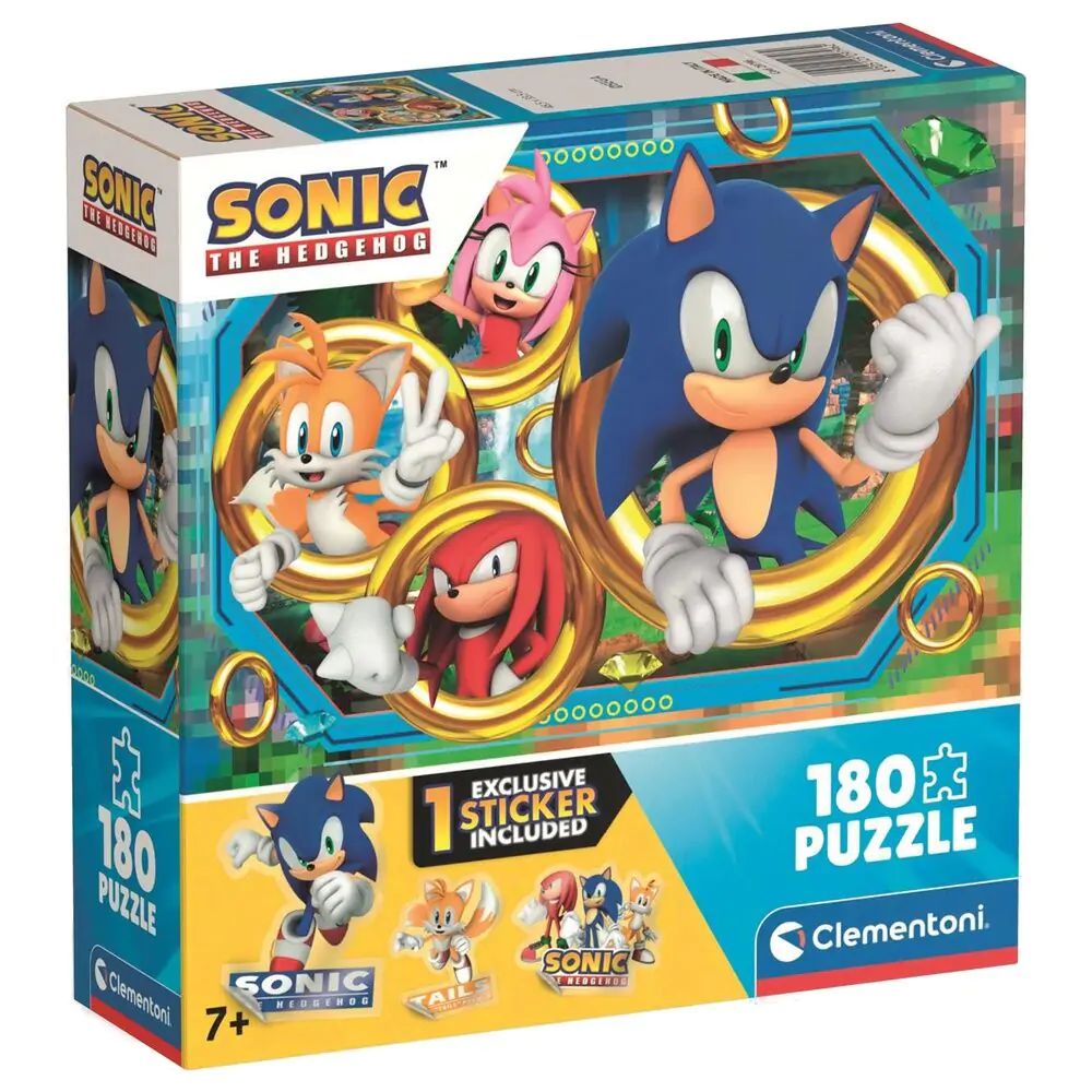 Puzzle Sonic the Hedgehog 180 elementów zdjęcie produktu