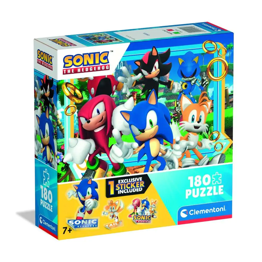 Puzzle Sonic the Hedgehog 180 elementów zdjęcie produktu