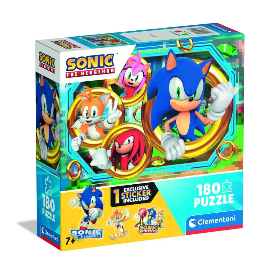 Puzzle Sonic the Hedgehog 180 elementów zdjęcie produktu