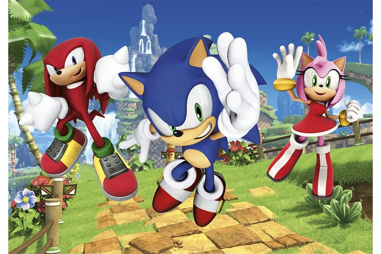 Puzzle Sonic The Hedgehog 3x48 elementów zdjęcie produktu