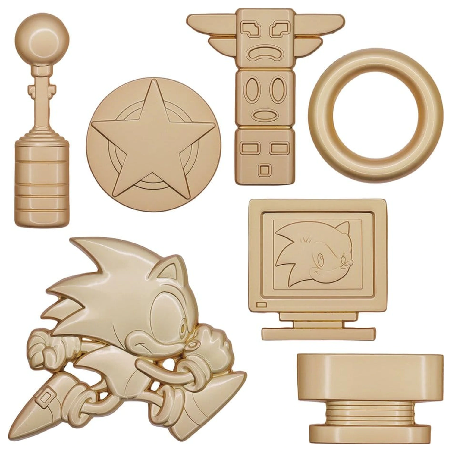 Sonic the Hedgehog Replika Ikony Pamiątkowe Zestaw Edycja Limitowana zdjęcie produktu
