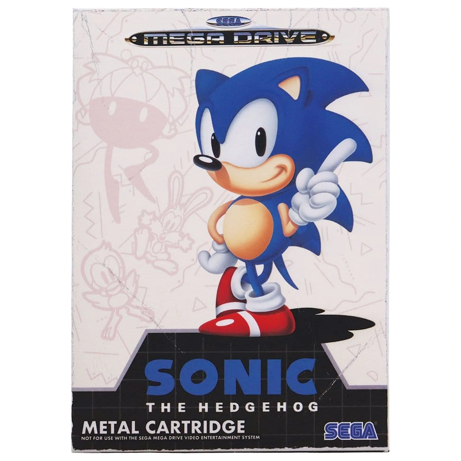 Sonic the Hedgehog Replika Kartridża z Grą Edycja Limitowana 11 x 7 x 1 cm zdjęcie produktu