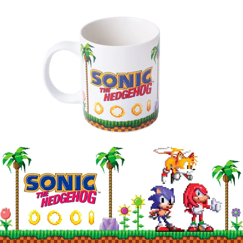 Sonic The Hedgehog Retro Pixel kubek 350ml zdjęcie produktu