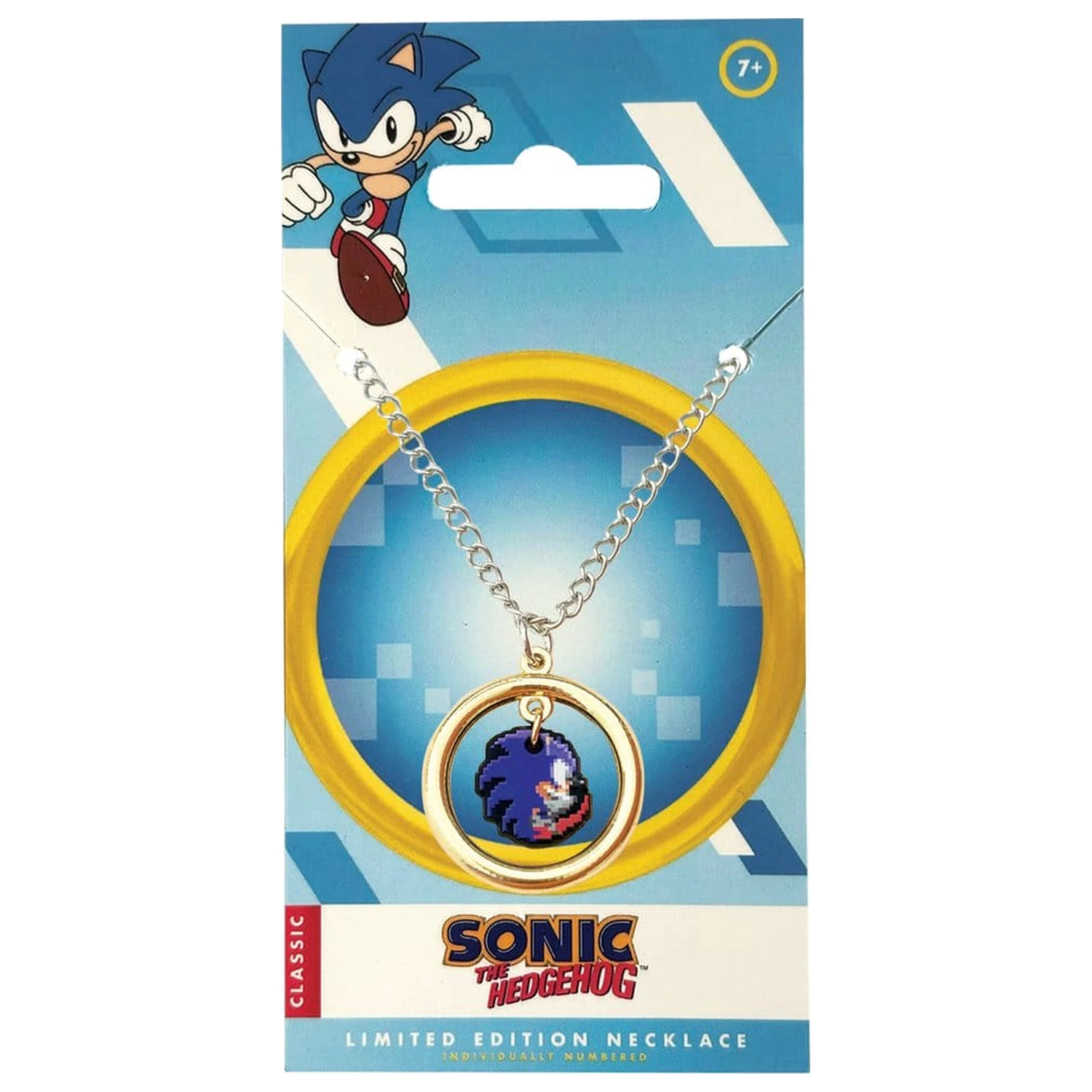 Sonic - The Hedgehog Naszyjnik z zawieszką i pierścieniem zdjęcie produktu