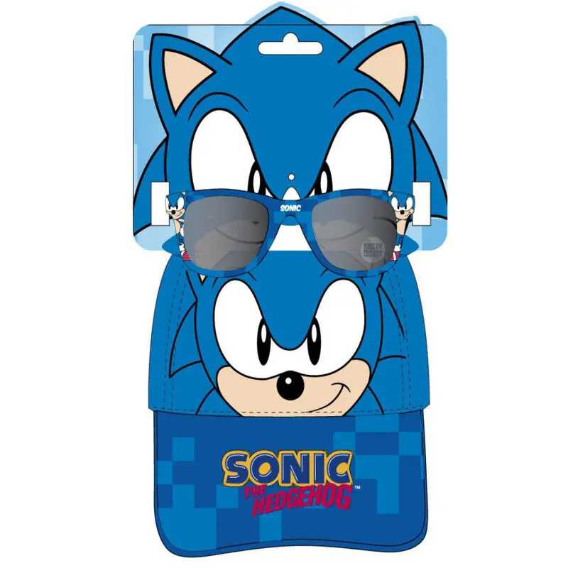 Sonic The Hedgehog zestaw czapka + okulary przeciwsłoneczne zdjęcie produktu