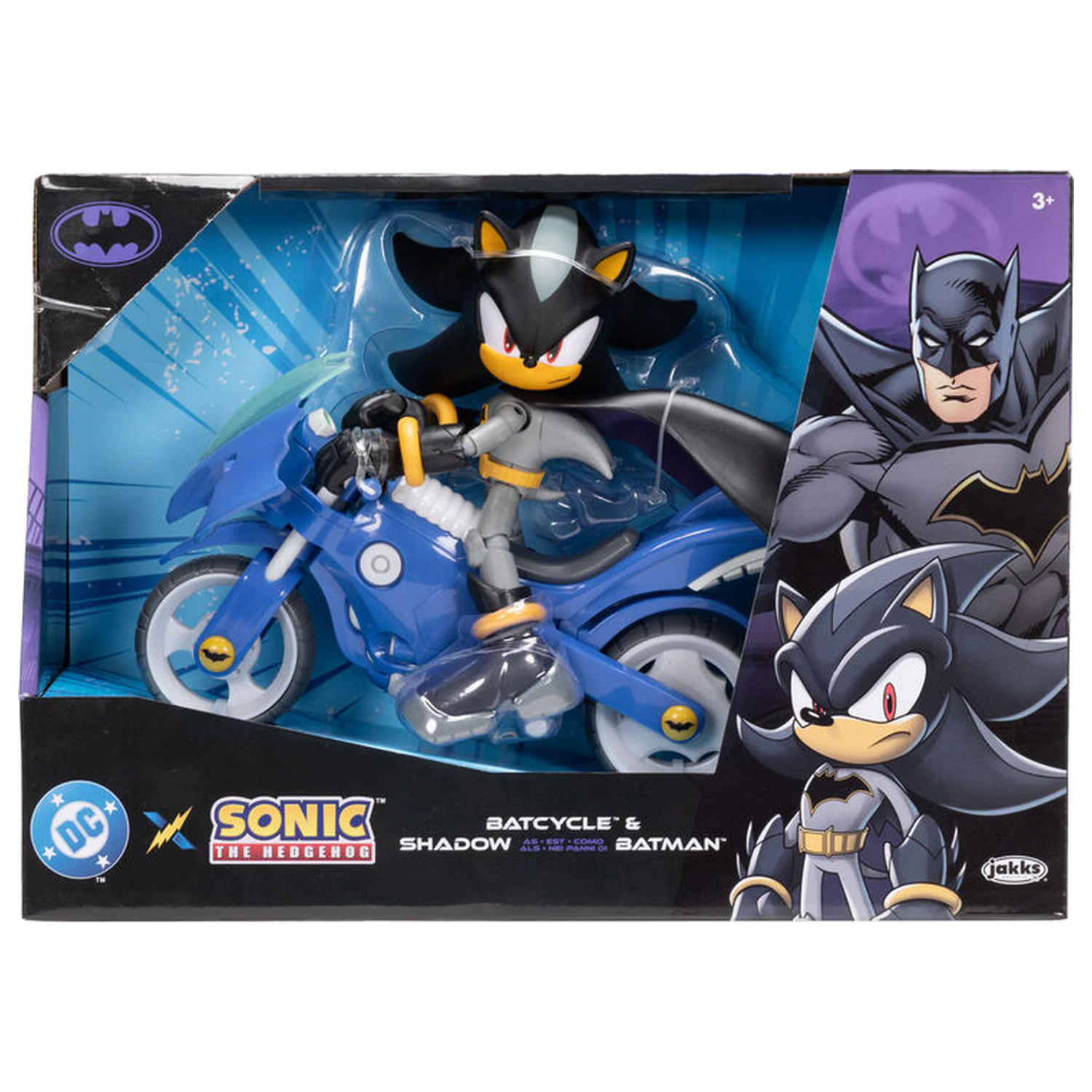 Sonic The Hedgehog Shadow z Batcycle figurka 12cm zdjęcie produktu