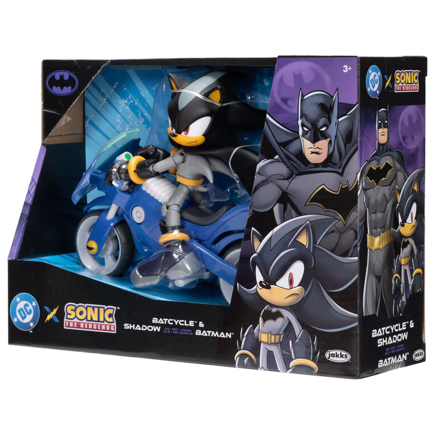 Sonic The Hedgehog Shadow z Batcycle figurka 12cm zdjęcie produktu