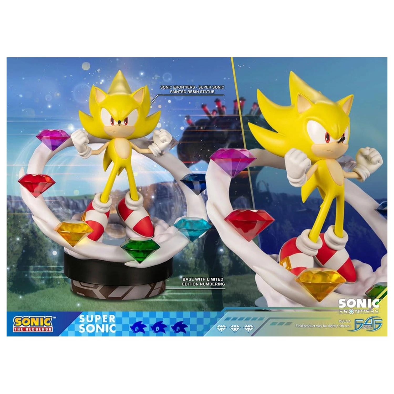 Sonic The Hedgehog Sonic Frontiers figurka z żywicy Super Sonic 45 cm zdjęcie produktu