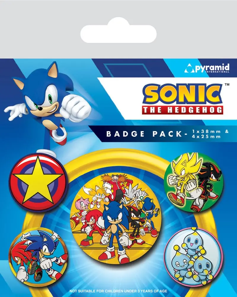 Sonic the Hedgehog Przypinki 5-Pack Speed Team zdjęcie produktu