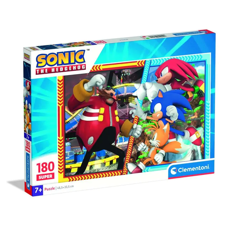 Sonic the Hedgehog super puzzle 180 elementów zdjęcie produktu