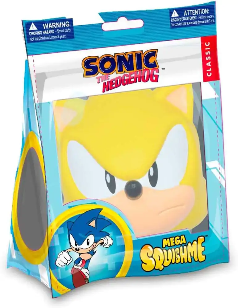 Sonic the Hedgehog Mega Squishme Figurka Antystresowa Super Sonic 15 cm zdjęcie produktu