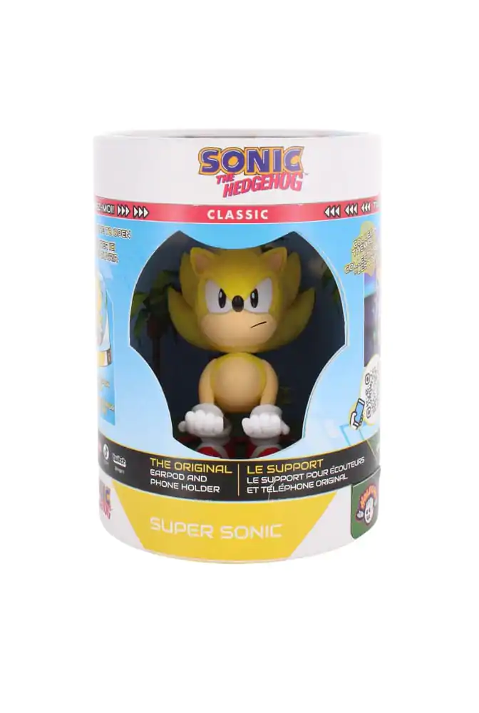 Sonic the Hedgehog Super Sonic mini Cable Guy - uchwyt na telefon / figurka 10 cm zdjęcie produktu