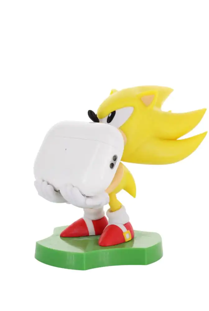 Sonic the Hedgehog Super Sonic mini Cable Guy - uchwyt na telefon / figurka 10 cm zdjęcie produktu